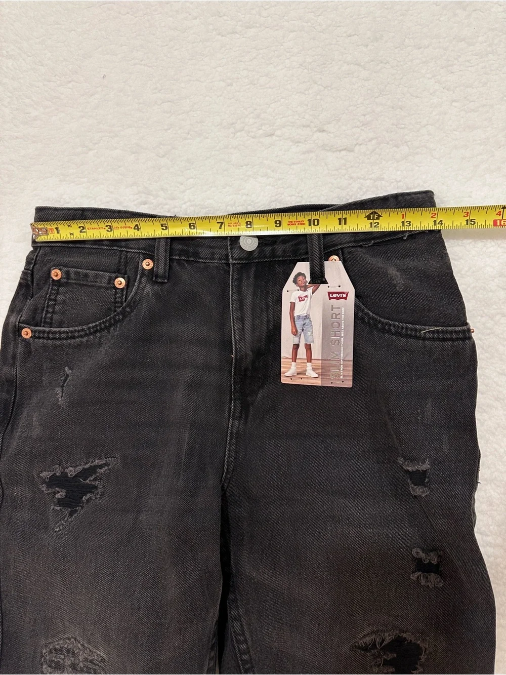 Boy’s Levi's Black Jean Shorts